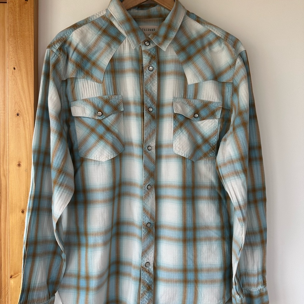 Tecovas Plaid Shirt Pearl-Button Shirt